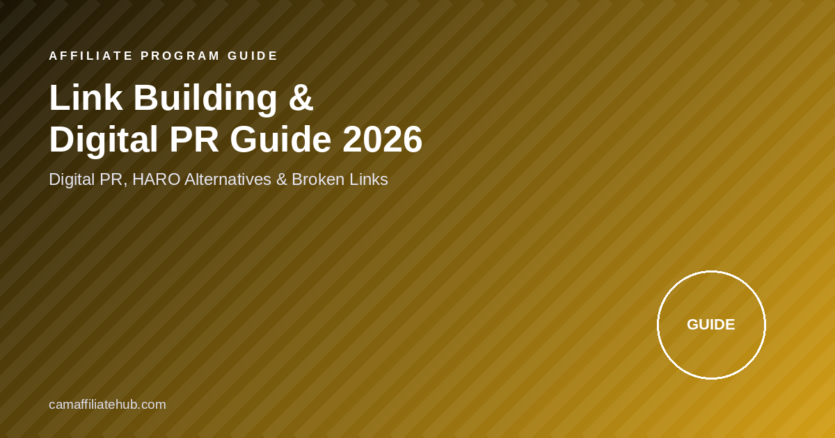Link Building & Digital PR Guide 2026