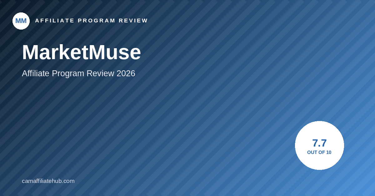 MarketMuse Affiliate Review 2026