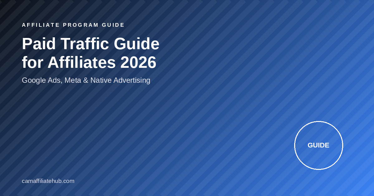 Paid Traffic Guide for Affiliates 2026