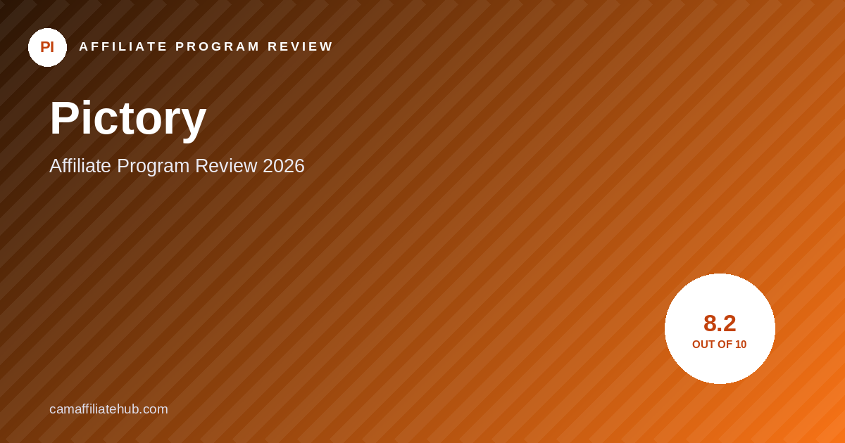 Pictory Affiliate Program Review 2026