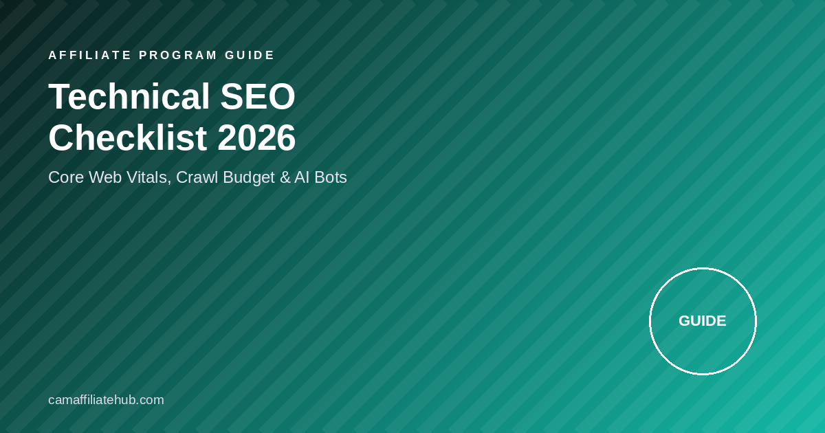Technical SEO Checklist 2026